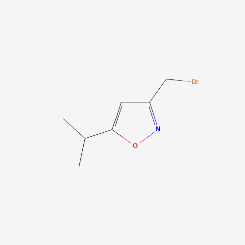 3-(bromomethyl)-5-propan-2-yl-1,2-oxazole (CAS: 154016-51-0) - Related Chemical Product