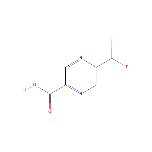 5-(difluoromethyl)pyrazine-2-carboxylic acid (CAS: 1174321-06-2) - Related Chemical Product