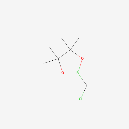 2-(chloromethyl)-4,4,5,5-tetramethyl-1,3,2-dioxaborolane (CAS: 83622-42-8) - Chemical Structure and Molecular Formula 