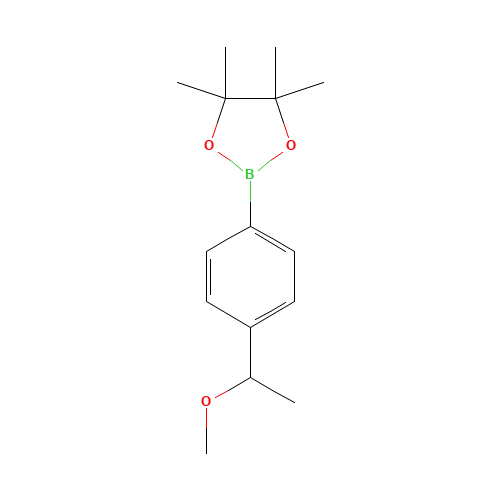 2-[4-(1-methoxyethyl)phenyl]-4,4,5,5-tetramethyl-1,3,2-dioxaborolane (CAS: 1082066-31-6) - Related Chemical Product