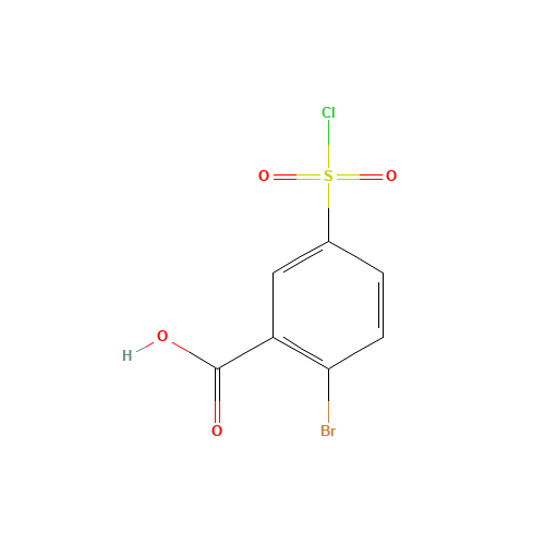 2-bromo-5-chlorosulfonylbenzoic acid (CAS: 3285-31-2) - Related Chemical Product