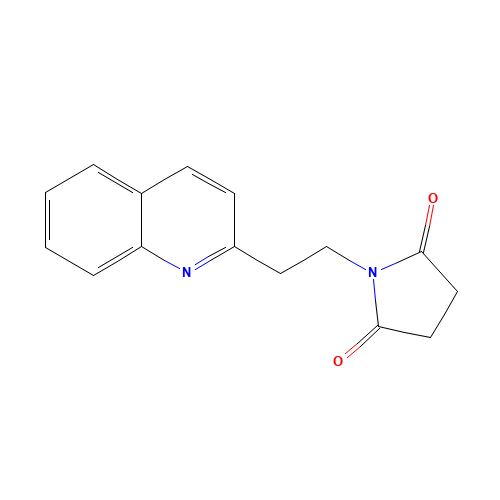 1-(2-quinolin-2-ylethyl)pyrrolidine-2,5-dione (CAS: 74273-98-6) - Related Chemical Product