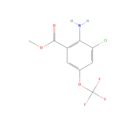 methyl 2-amino-3-chloro-5-(trifluoromethoxy)benzoate (CAS: 1003708-08-4) - Related Chemical Product