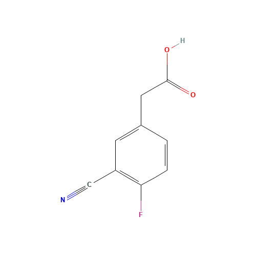 2-(3-cyano-4-fluorophenyl)acetic acid (CAS: 519059-11-1) - Related Chemical Product