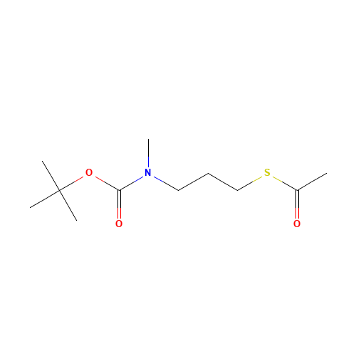 S-[3-[methyl-[(2-methylpropan-2-yl)oxycarbonyl]amino]propyl] ethanethioate (CAS: 114326-15-7) - Related Chemical Product