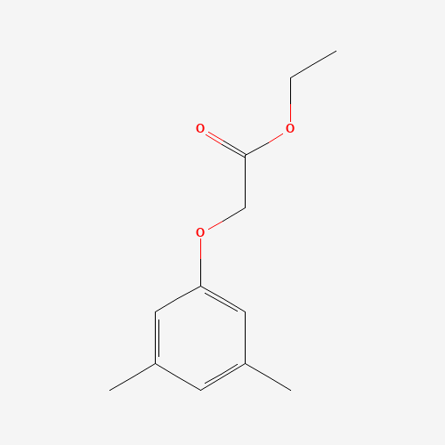 ethyl 2-(3,5-dimethylphenoxy)acetate (CAS: 24242-74-8) - Chemical Structure and Molecular Formula 