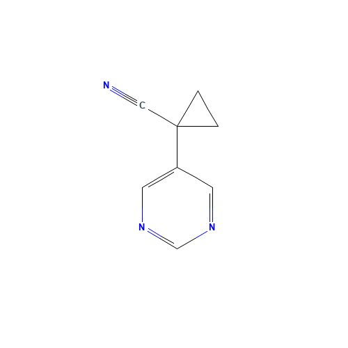 1-pyrimidin-5-ylcyclopropane-1-carbonitrile (CAS: 1378583-06-2) - Related Chemical Product