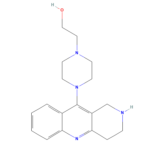2-[4-(1,2,3,4-tetrahydrobenzo[b][1,6]naphthyridin-10-yl)piperazin-1-yl]ethanol (CAS: 1337445-37-0) - Related Chemical Product
