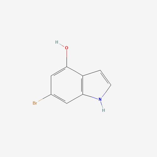 6-bromo-1H-indol-4-ol (CAS: 885518-89-8) - Chemical Structure and Molecular Formula 