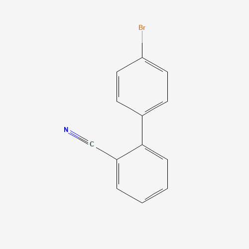 2-(4-bromophenyl)benzonitrile (CAS: 168072-17-1) - Chemical Structure and Molecular Formula 