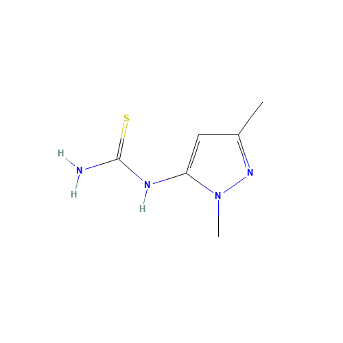 (2,5-dimethylpyrazol-3-yl)thiourea (CAS: 72620-48-5) - Related Chemical Product