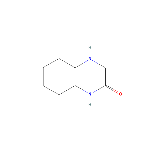 3,4,4a,5,6,7,8,8a-octahydro-1H-quinoxalin-2-one (CAS: 90242-76-5) - Chemical Structure and Molecular Formula 