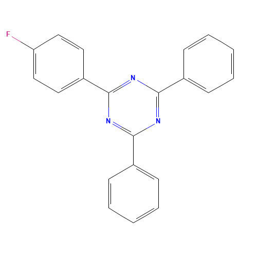 2-(4-fluorophenyl)-4,6-diphenyl-1,3,5-triazine (CAS: 203450-08-2) - Related Chemical Product