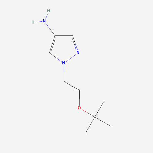 1-[2-[(2-methylpropan-2-yl)oxy]ethyl]pyrazol-4-amine (CAS: 1251057-90-5) - Related Chemical Product