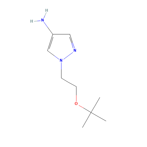 1-[2-[(2-methylpropan-2-yl)oxy]ethyl]pyrazol-4-amine (CAS: 1251057-90-5) - Related Chemical Product