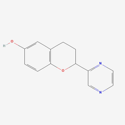 2-pyrazin-2-yl-3,4-dihydro-2H-chromen-6-ol (CAS: 1426899-81-1) - Related Chemical Product