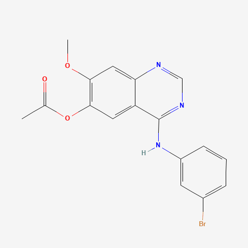 [4-(3-bromoanilino)-7-methoxyquinazolin-6-yl] acetate (CAS: 295330-64-2) - Related Chemical Product