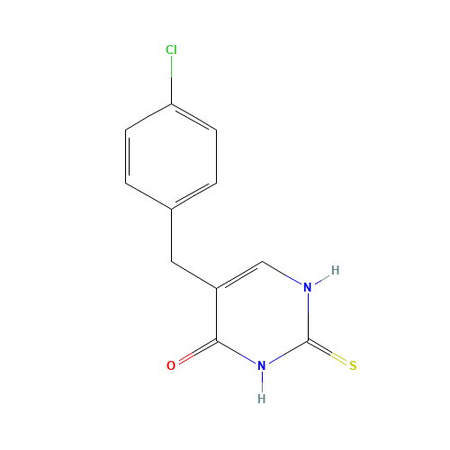 5-[(4-chlorophenyl)methyl]-2-sulfanylidene-1H-pyrimidin-4-one (CAS: 63204-27-3) - Related Chemical Product