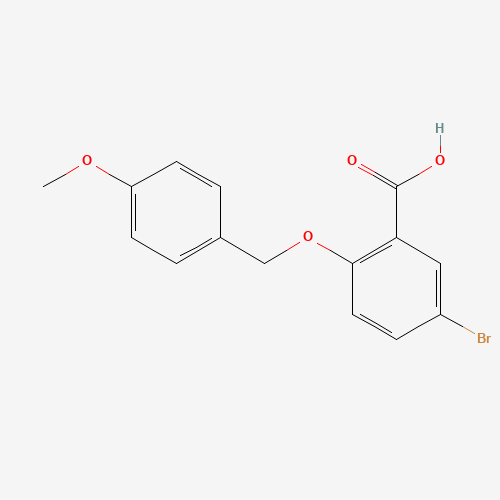 5-bromo-2-[(4-methoxyphenyl)methoxy]benzoic acid (CAS: 1039809-89-6) - Related Chemical Product