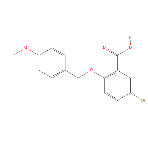 5-bromo-2-[(4-methoxyphenyl)methoxy]benzoic acid (CAS: 1039809-89-6) - Related Chemical Product