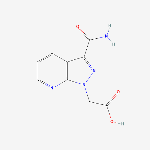 2-(3-carbamoylpyrazolo[3,4-b]pyridin-1-yl)acetic acid (CAS: 1386457-86-8) - Related Chemical Product