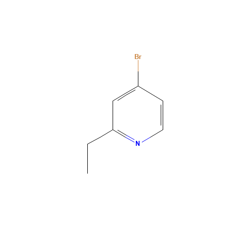 4-bromo-2-ethylpyridine (CAS: 156761-88-5) - Chemical Structure and Molecular Formula 