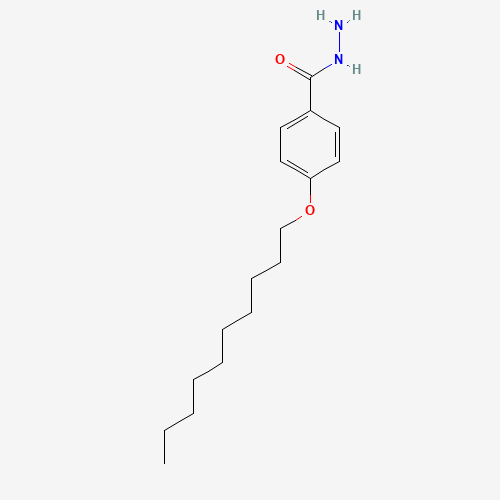 4-decoxybenzohydrazide (CAS: 3064-33-3) - Chemical Structure and Molecular Formula 