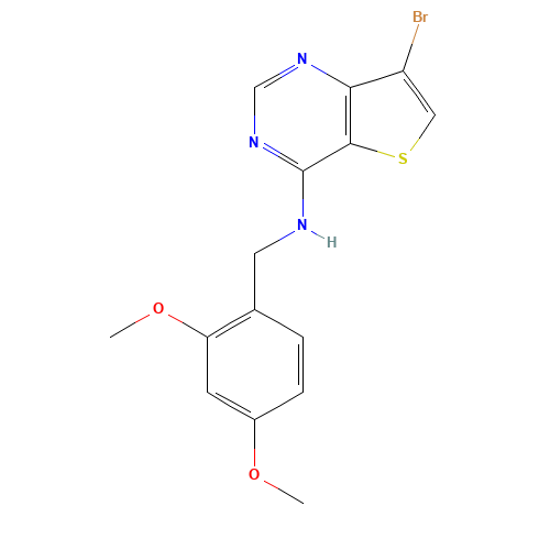 7-bromo-N-[(2,4-dimethoxyphenyl)methyl]thieno[3,2-d]pyrimidin-4-amine (CAS: 1527518-20-2) - Related Chemical Product