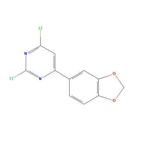 4-(1,3-benzodioxol-5-yl)-2,6-dichloropyrimidine (CAS: 863328-26-1) - Related Chemical Product