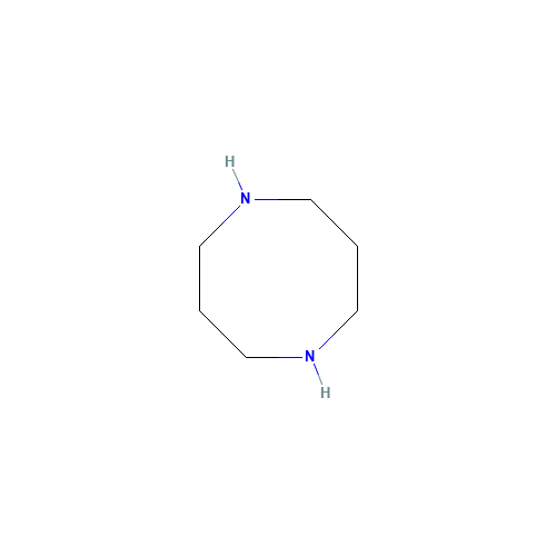 1,5-diazocane (CAS: 5687-07-0) - Chemical Structure and Molecular Formula 