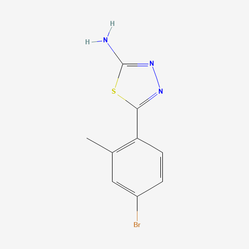 5-(4-bromo-2-methylphenyl)-1,3,4-thiadiazol-2-amine (CAS: 299937-32-9) - Related Chemical Product