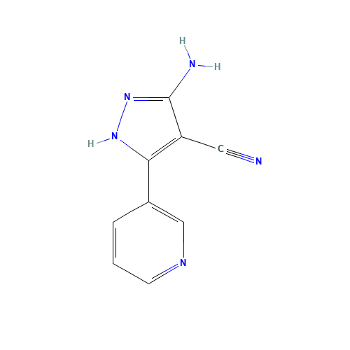 3-amino-5-pyridin-3-yl-1H-pyrazole-4-carbonitrile (CAS: 1428432-91-0) - Related Chemical Product