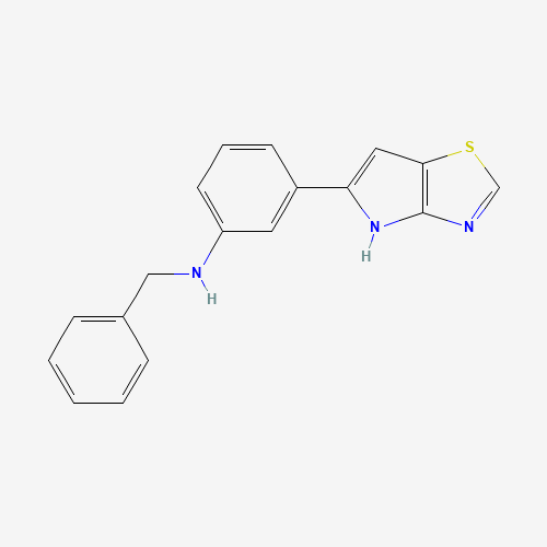 N-benzyl-3-(4H-pyrrolo[2,3-d][1,3]thiazol-5-yl)aniline (CAS: 1258934-88-1) - Related Chemical Product