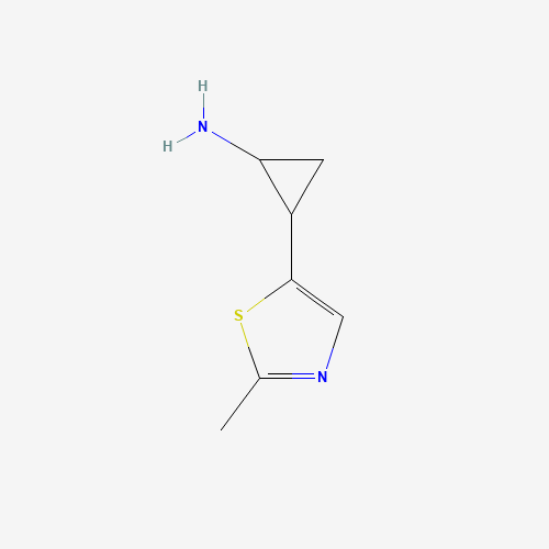 2-(2-methyl-1,3-thiazol-5-yl)cyclopropan-1-amine (CAS: 933733-59-6) - Related Chemical Product