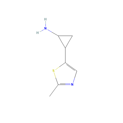 2-(2-methyl-1,3-thiazol-5-yl)cyclopropan-1-amine (CAS: 933733-59-6) - Related Chemical Product