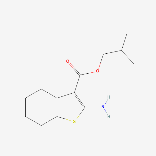 2-methylpropyl 2-amino-4,5,6,7-tetrahydro-1-benzothiophene-3-carboxylate (CAS: 1101856-61-4) - Related Chemical Product