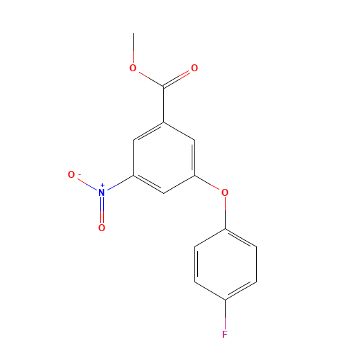 methyl 3-(4-fluorophenoxy)-5-nitrobenzoate (CAS: 1428901-25-0) - Related Chemical Product