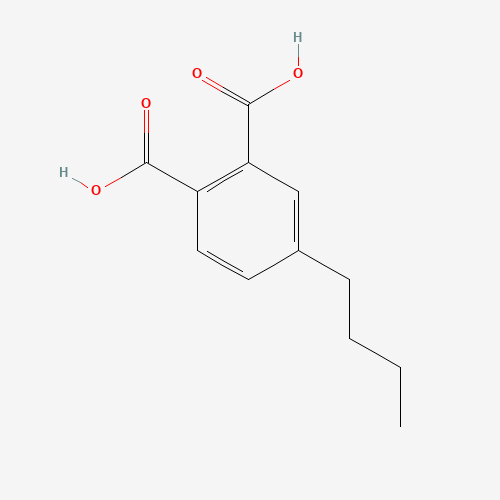 4-butylphthalic acid (CAS: 1190387-31-5) - Chemical Structure and Molecular Formula 