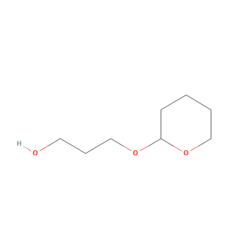 3-(oxan-2-yloxy)propan-1-ol (CAS: 2162-33-6) - Chemical Structure and Molecular Formula 