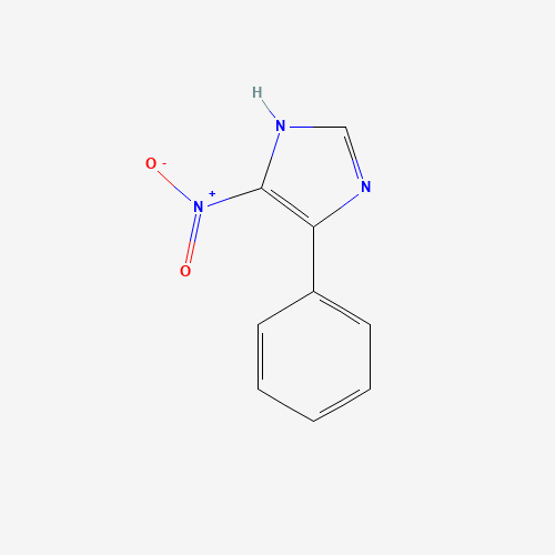 4-nitro-5-phenyl-1H-imidazole (CAS: 14953-62-9) - Chemical Structure and Molecular Formula 