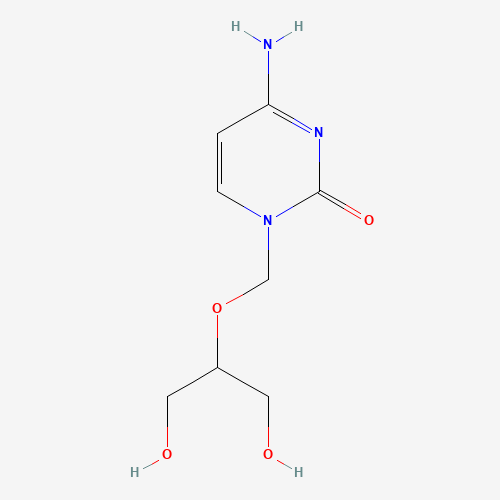 4-amino-1-(1,3-dihydroxypropan-2-yloxymethyl)pyrimidin-2-one (CAS: 87892-46-4) - Related Chemical Product