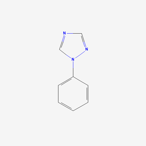 1-phenyl-1,2,4-triazole (CAS: 13423-60-4) - Chemical Structure and Molecular Formula 