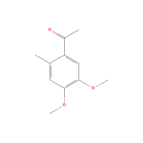 1-(4,5-dimethoxy-2-methylphenyl)ethanone (CAS: 24186-66-1) - Chemical Structure and Molecular Formula 