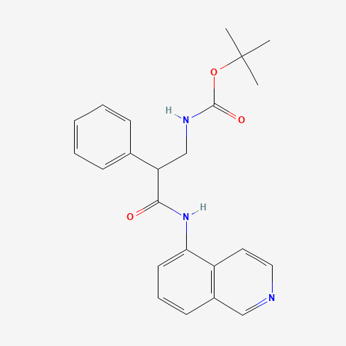tert-butyl N-[3-(isoquinolin-5-ylamino)-3-oxo-2-phenylpropyl]carbamate (CAS: 1253955-70-2) - Related Chemical Product
