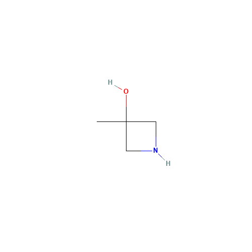 3-methylazetidin-3-ol (CAS: 256931-54-1) - Chemical Structure and Molecular Formula 