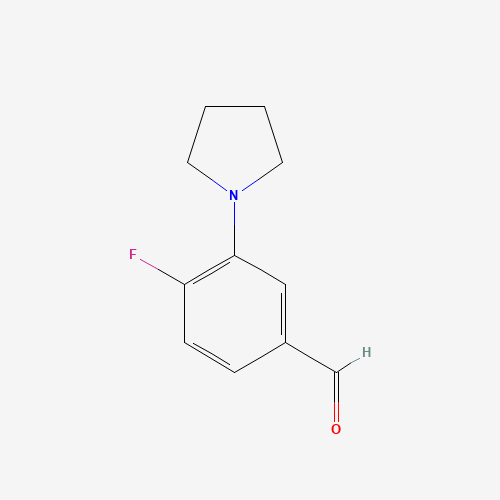 4-fluoro-3-pyrrolidin-1-ylbenzaldehyde (CAS: 1197193-31-9) - Related Chemical Product