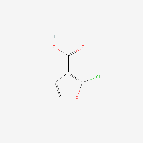 2-chlorofuran-3-carboxylic acid (CAS: 31491-45-9) - Chemical Structure and Molecular Formula 