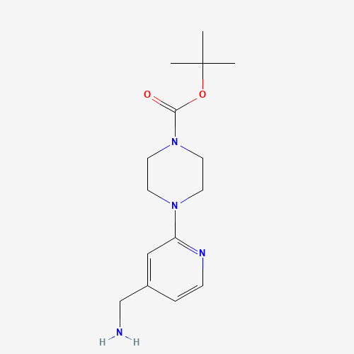 tert-butyl 4-[4-(aminomethyl)pyridin-2-yl]piperazine-1-carboxylate (CAS: 910036-87-2) - Related Chemical Product