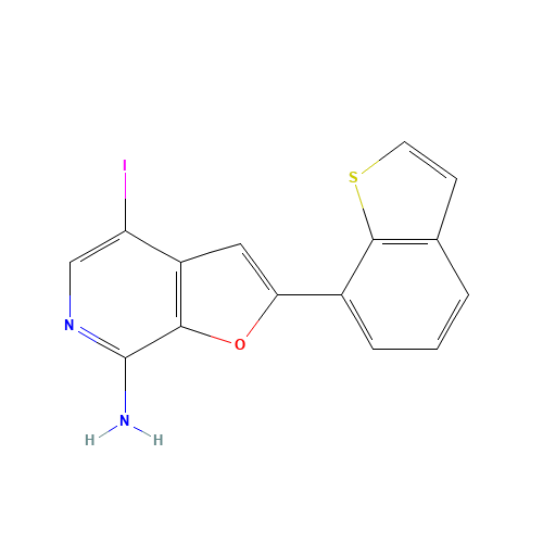 2-(1-benzothiophen-7-yl)-4-iodofuro[2,3-c]pyridin-7-amine (CAS: 1326713-84-1) - Related Chemical Product