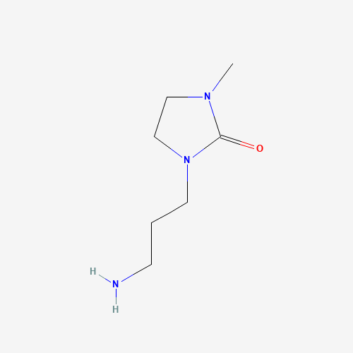 1-(3-aminopropyl)-3-methylimidazolidin-2-one (CAS: 1190434-57-1) - Chemical Structure and Molecular Formula 